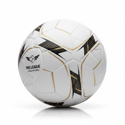 Soccer ball side view